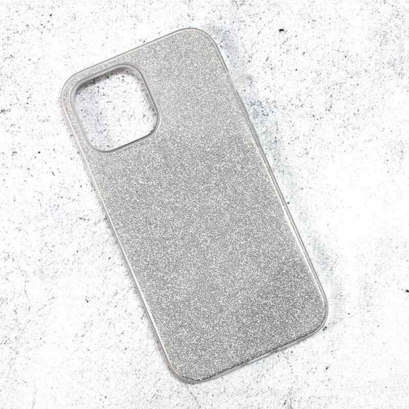 Maska Crystal Dust za iPhone 13 Pro Max srebrna
