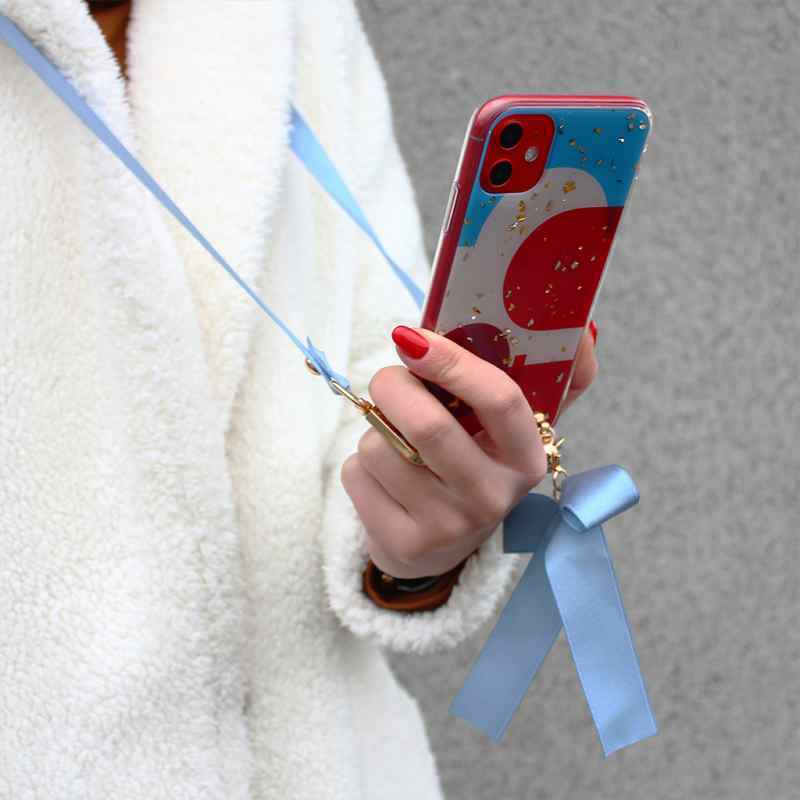Maska Fashion Strap Glitter za iPhone 11 Pro Max plava