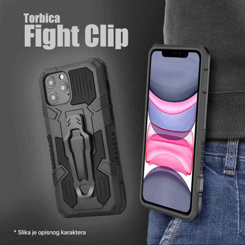 Maska Fight Clip za iPhone 14 Pro crna