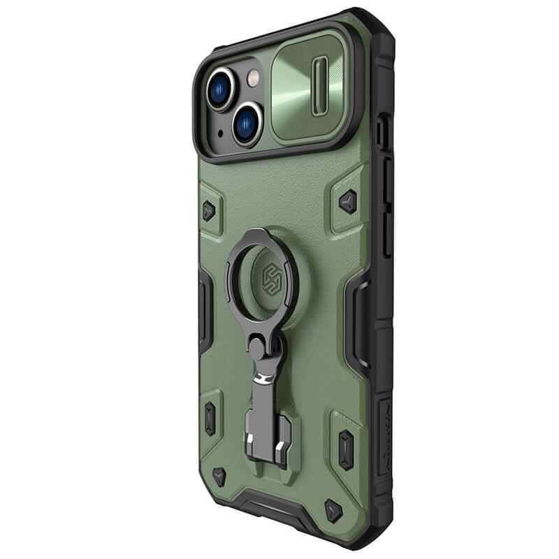 Maska Nillkin CamShield Armor Pro Magnetic za iPhone 14 Plus zelena