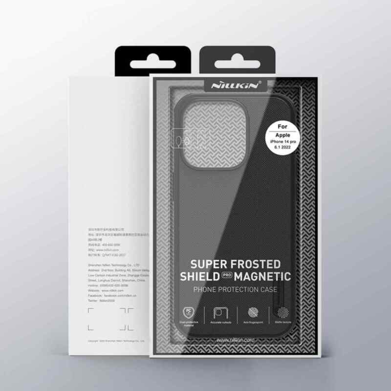 Maska Nillkin Scrub Pro Magnetic za iPhone 14 Pro crna