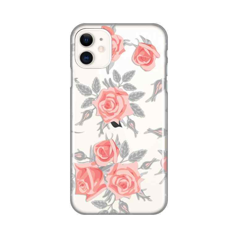 Maska silikon Print za iPhone 11 Elegant Roses