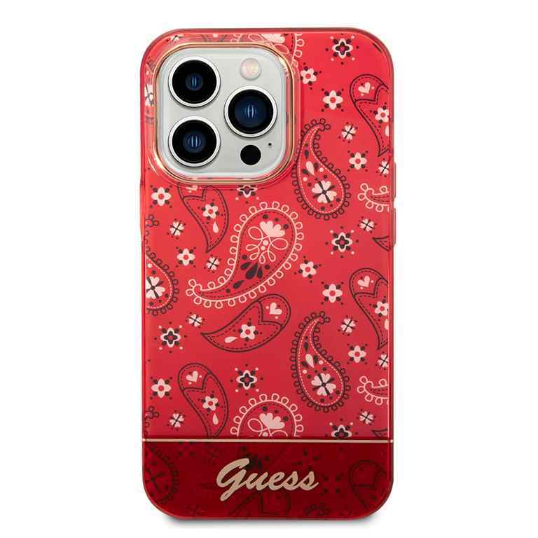 Maska Guess Hc IML Electro Cam Raisley za iPhone 14 Pro crvena GUHCP14LHGBNHR