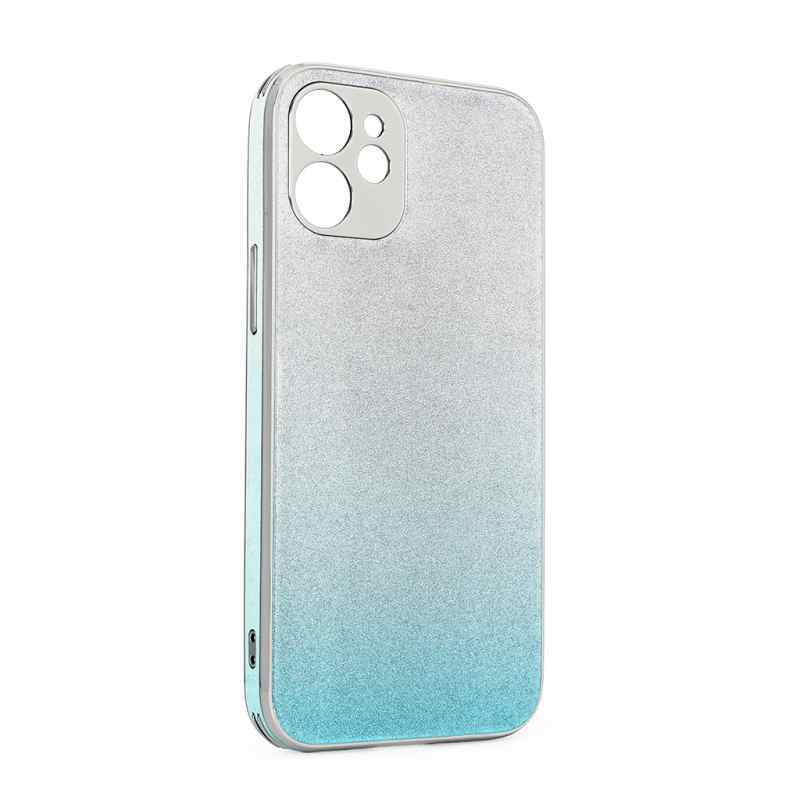Maska Glass Glitter za iPhone 12 Mini plava